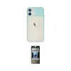 ieg™ iPhone 11 Kılıf Vadi Çizgi - Siyah 34D Hayalet Izgaralı Cam