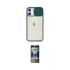 ieg™ iPhone 11 Kılıf Vadi Çizgi - Siyah 34D Hayalet Izgaralı Cam