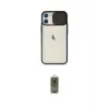 ieg™ iPhone 11 Kılıf Vadi Çizgi - Siyah Joko Magic 5D Hayalet Cam