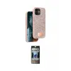 ieg™ iPhone 11 Kılıf Vadi Klasik Serisi - Siyah 34D Hayalet Izgaralı Cam