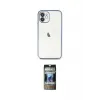 ieg™ iPhone 11 Kılıf Vadi Minimal - Siyah 34D Hayalet Izgaralı Cam