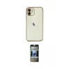 ieg™ iPhone 11 Kılıf Vadi Minimal - Siyah 34D Hayalet Izgaralı Cam