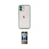 ieg™ iPhone 11 Kılıf Vadi Minimal - Siyah 34D Hayalet Izgaralı Cam