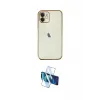 ieg™ iPhone 11 Kılıf Vadi Minimal - Siyah 3D Antistatik Cam Ekran Koruyucu