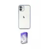 ieg™ iPhone 11 Kılıf Vadi Minimal - Siyah Bilvis 5in1 3D Magic Cam Ekran Koruyucu