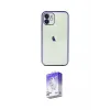 ieg™ iPhone 11 Kılıf Vadi Minimal - Siyah Bilvis 5in1 3D Magic Cam Ekran Koruyucu