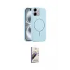 ieg™ iPhone 11 Kılıf Yankı Form Serisi - Siyah Bilvis 3D Mat Cam Ekran Koruyucu