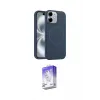 ieg™ iPhone 11 Kılıf Yankı Form Serisi - Siyah Bilvis 5in1 3D Magic Cam Ekran Koruyucu