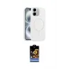 ieg™ iPhone 11 Kılıf Yankı Form Serisi - Siyah Buffer Hayalet Cam Ekran Koruyucu