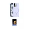 ieg™ iPhone 11 Kılıf Yankı Form Serisi - Siyah Buffer Hayalet Cam Ekran Koruyucu