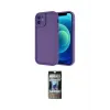 ieg™ iPhone 11 Kılıf Yankı Yansıma Özel Seri - Siyah 34D Hayalet Izgaralı Cam
