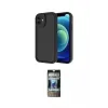 ieg™ iPhone 11 Kılıf Yankı Yansıma Özel Seri - Siyah 34D Hayalet Izgaralı Cam