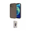 ieg™ iPhone 11 Kılıf Yankı Yansıma Özel Seri - Siyah Bilvis 3D Cam Ekran Koruyucu