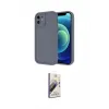 ieg™ iPhone 11 Kılıf Yankı Yansıma Özel Seri - Siyah Bilvis 3D Mat Cam Ekran Koruyucu