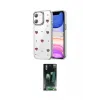 ieg™ iPhone 11 Kılıf Yörünge Form - Şeffaf 360 Full Body Arka Koruyucu