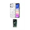 ieg™ iPhone 11 Kılıf Yörünge Form - Şeffaf 360 Full Body Arka Koruyucu
