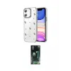 ieg™ iPhone 11 Kılıf Yörünge Form - Şeffaf 360 Full Body Arka Koruyucu
