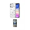 ieg™ iPhone 11 Kılıf Yörünge Form - Siyah 34D Hayalet Izgaralı Cam
