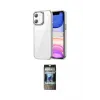 ieg™ iPhone 11 Kılıf Yörünge Form - Siyah 34D Hayalet Izgaralı Cam