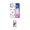 ieg™ iPhone 11 Kılıf Yörünge Form - Siyah Bilvis 3D Mat Cam Ekran Koruyucu