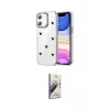 ieg™ iPhone 11 Kılıf Yörünge Form - Siyah Bilvis 3D Mat Cam Ekran Koruyucu
