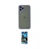 ieg™ iPhone 11 Pro Kılıf Ahenk Çizgi Serisi - Siyah 34D Izgaralı Cam