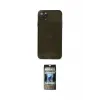 ieg™ iPhone 11 Pro Kılıf Ahenk Doku - Siyah 34D Hayalet Izgaralı Cam