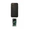ieg™ iPhone 11 Pro Kılıf Akış Doku - Şeffaf 360 Full Body Arka Koruyucu