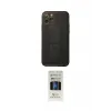 ieg™ iPhone 11 Pro Kılıf Akış Doku - Siyah 5D Hayalet Cam Ekran Koruyucu