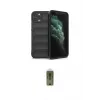 ieg™ iPhone 11 Pro Kılıf Atlas Koleksiyonu - Siyah Joko Magic 5D Hayalet Cam