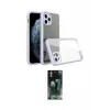 ieg™ iPhone 11 Pro Kılıf Nova Asil Özel Seri - Şeffaf 360 Full Body Arka Koruyucu