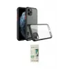 ieg™ iPhone 11 Pro Kılıf Nova Asil Özel Seri - Siyah 20D Premium Cam Ekran Koruyucu