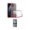 ieg™ iPhone 11 Pro Kılıf Nova Asil Özel Seri - Siyah 34D Hayalet Izgaralı Cam