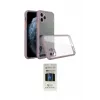 ieg™ iPhone 11 Pro Kılıf Nova Asil Özel Seri - Siyah 5D Hayalet Cam Ekran Koruyucu