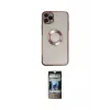 ieg™ iPhone 11 Pro Kılıf Pusula Form - Siyah 34D Hayalet Izgaralı Cam