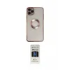 ieg™ iPhone 11 Pro Kılıf Pusula Form - Siyah 5D Hayalet Cam Ekran Koruyucu