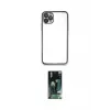 ieg™ iPhone 11 Pro Kılıf Vadi Minimal - Siyah 360 Mat Full Body Arka Koruyucu