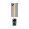 ieg™ iPhone 11 Pro Kılıf Yadigar Çizgi - Şeffaf 360 Full Body Arka Koruyucu