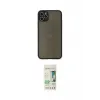 ieg™ iPhone 11 Pro Max Kılıf Ahenk Çizgi Serisi - Siyah 20D Premium Cam Ekran Koruyucu