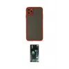 ieg™ iPhone 11 Pro Max Kılıf Ahenk Çizgi Serisi - Siyah 360 Mat Full Body Arka Koruyucu