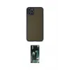 ieg™ iPhone 11 Pro Max Kılıf Ahenk Çizgi Serisi - Siyah 360 Mat Full Body Arka Koruyucu