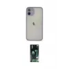 ieg™ iPhone 11 Pro Max Kılıf Ahenk Çizgi Serisi - Siyah 360 Mat Full Body Arka Koruyucu
