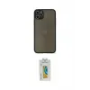 ieg™ iPhone 11 Pro Max Kılıf Ahenk Çizgi Serisi - Siyah Polymer Nano Ekran Koruyucu