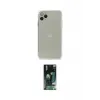 ieg™ iPhone 11 Pro Max Kılıf Ahenk Doku - Siyah 360 Mat Full Body Arka Koruyucu