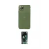 ieg™ iPhone 11 Pro Max Kılıf Ahenk Doku - Siyah 360 Mat Full Body Arka Koruyucu