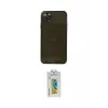 ieg™ iPhone 11 Pro Max Kılıf Ahenk Doku - Siyah Polymer Nano Ekran Koruyucu