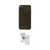 ieg™ iPhone 11 Pro Max Kılıf Ahenk Doku - Siyah Seramik Nano Ekran Koruyucu