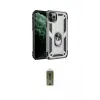 ieg™ iPhone 11 Pro Max Kılıf Ahenk Klasik Koleksiyonu - Siyah Joko Magic 5D Hayalet Cam