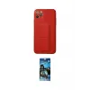 ieg™ iPhone 11 Pro Max Kılıf Akış Doku - Siyah 34D Izgaralı Cam