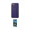 ieg™ iPhone 11 Pro Max Kılıf Akış Doku - Siyah 34D Izgaralı Cam